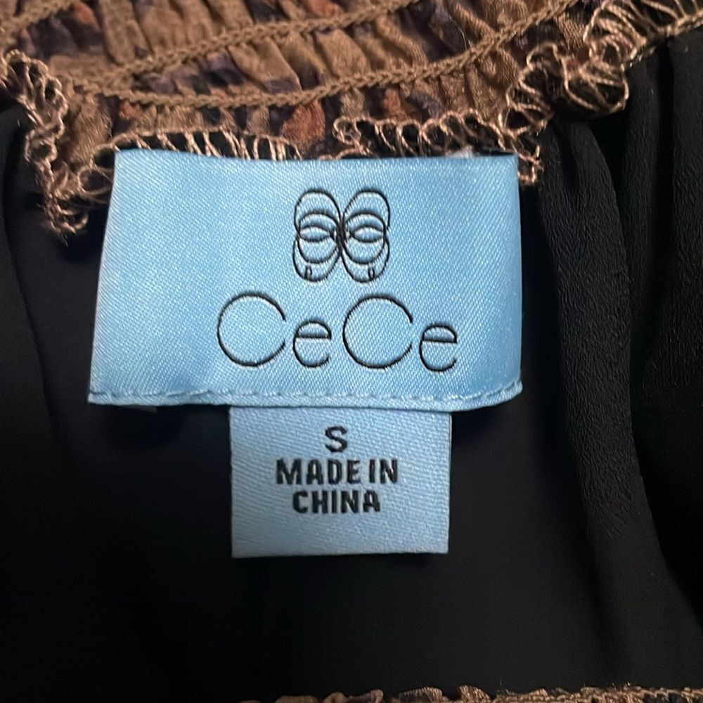 Cece Leopard Print Off-Shoulder Top - Picture 2 of 6